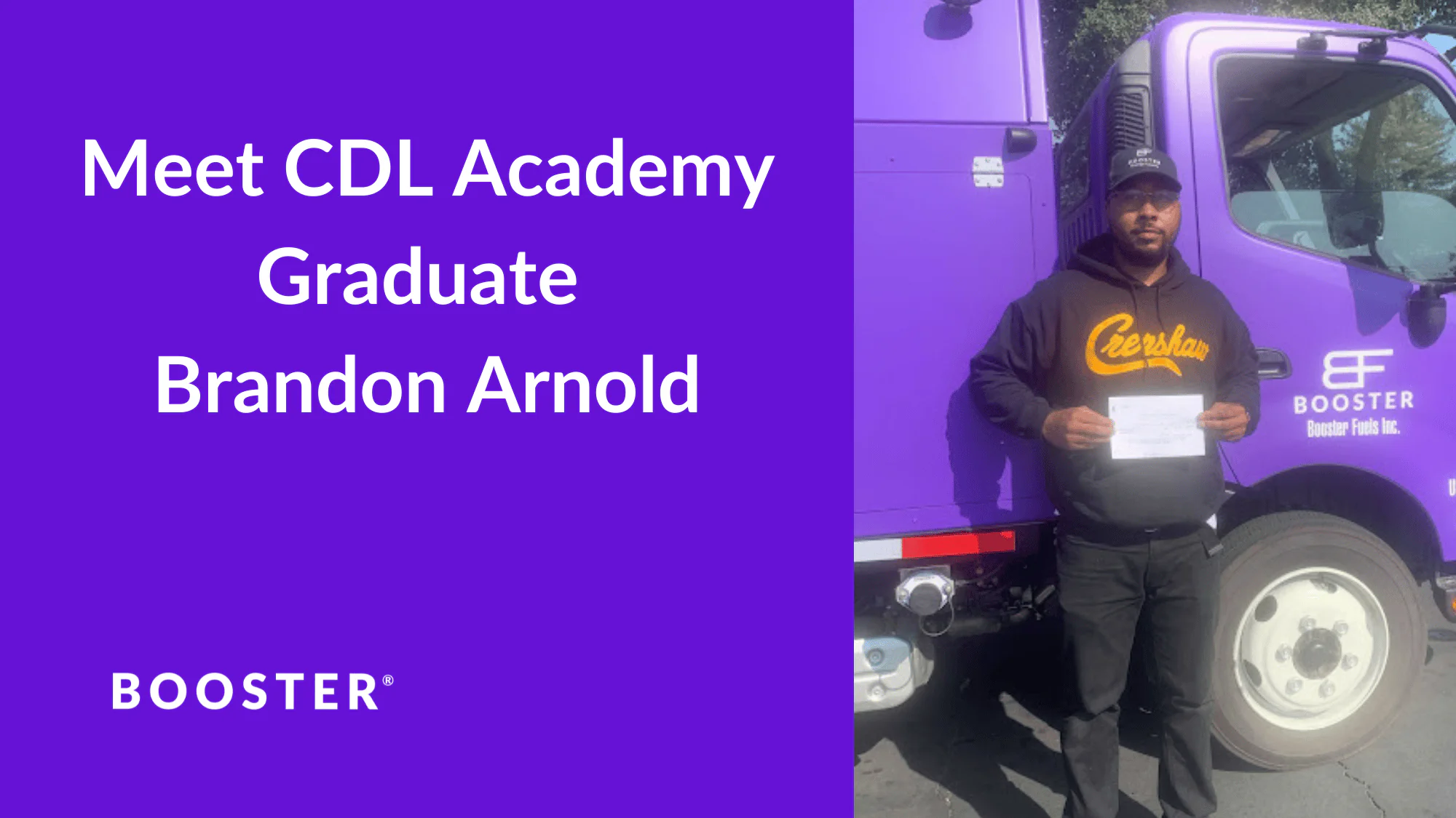 CDL graduate Brandon Arnold Photo