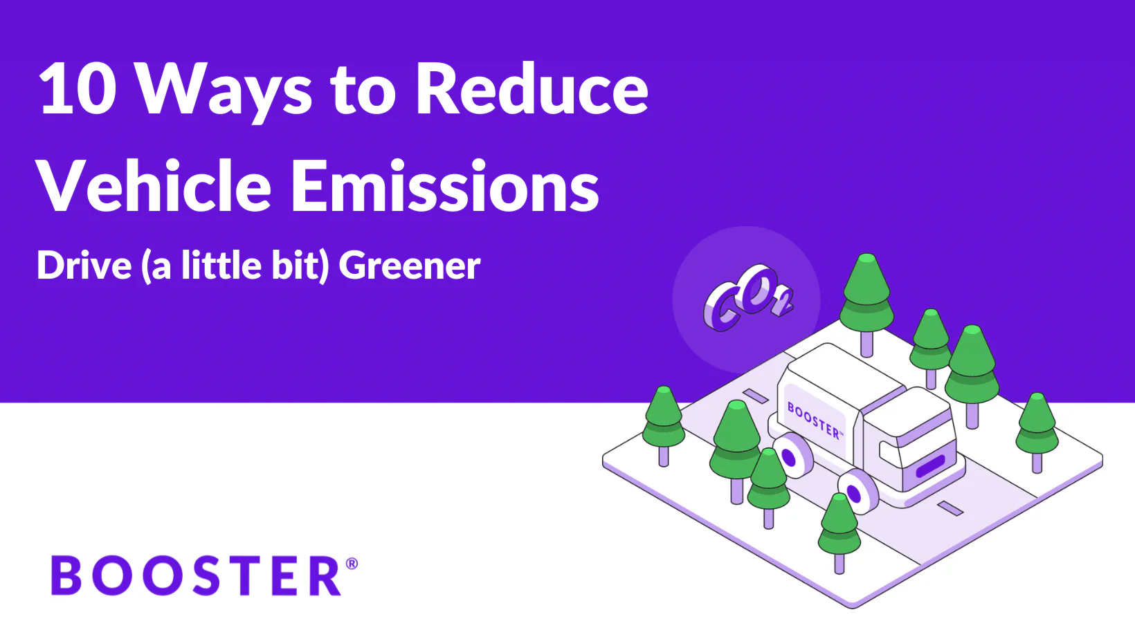 10 ways to reduce vehicle emissions