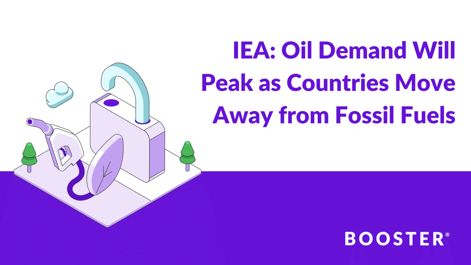 IEA oil demand will peak