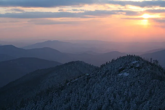 Appalachian Mountains at sunset