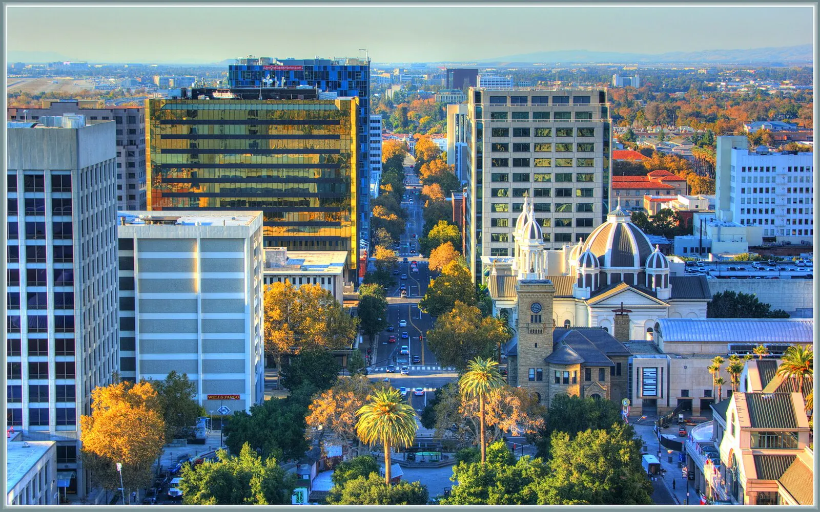 San Jose California arial photo