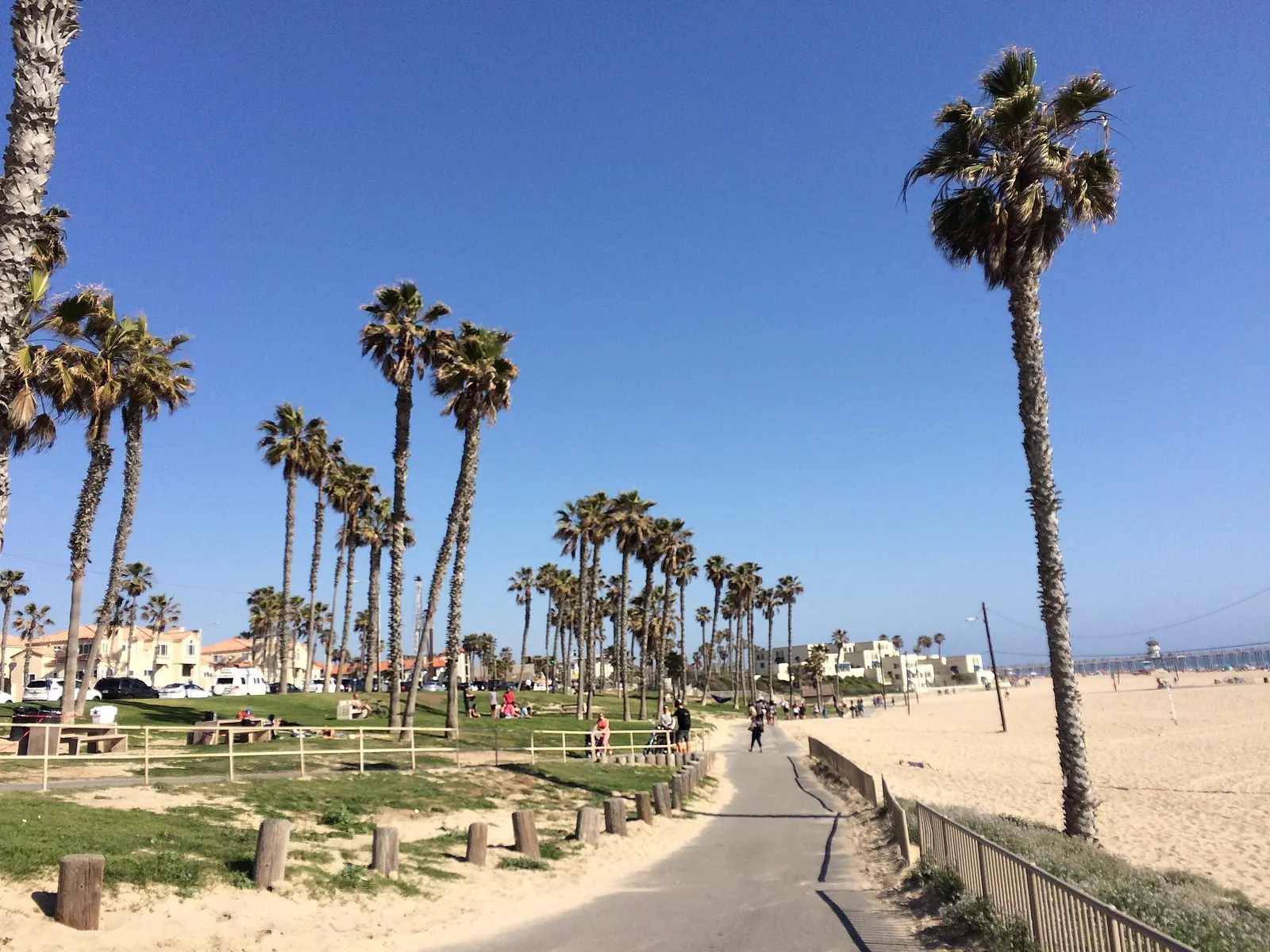 Orange County California Beach bike path