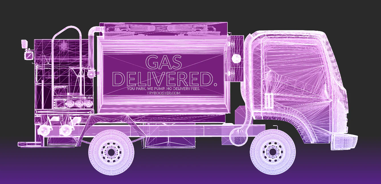 purple truck schematic drawing