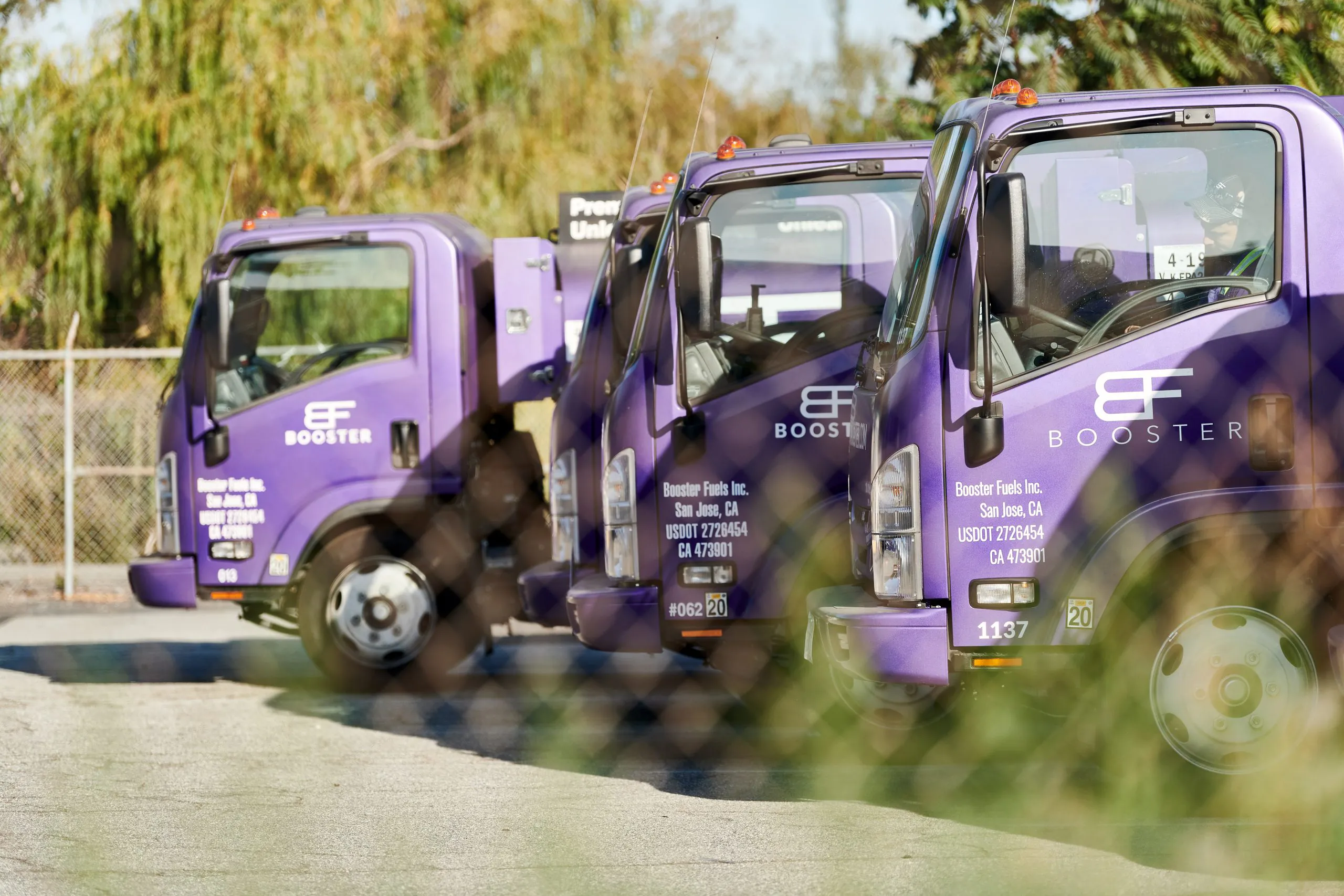 Booster smart tanker truck yard