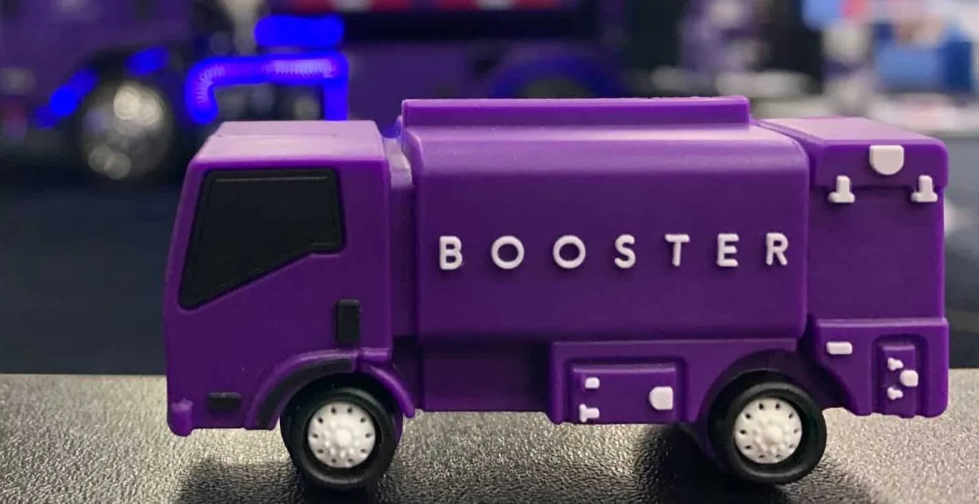 purple truck toy