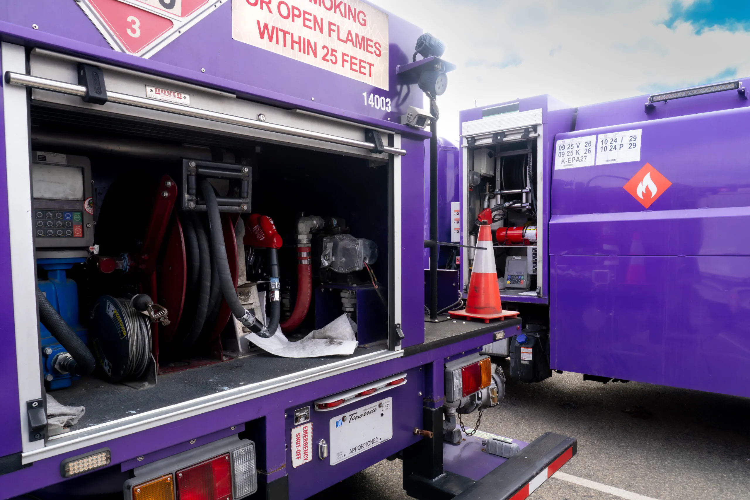 renewable diesel delivery truck